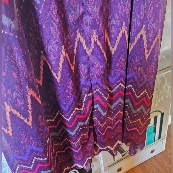 Faded Glory Aztec Bohemian Tiered Maxi Sundress - Picture 7 of 10